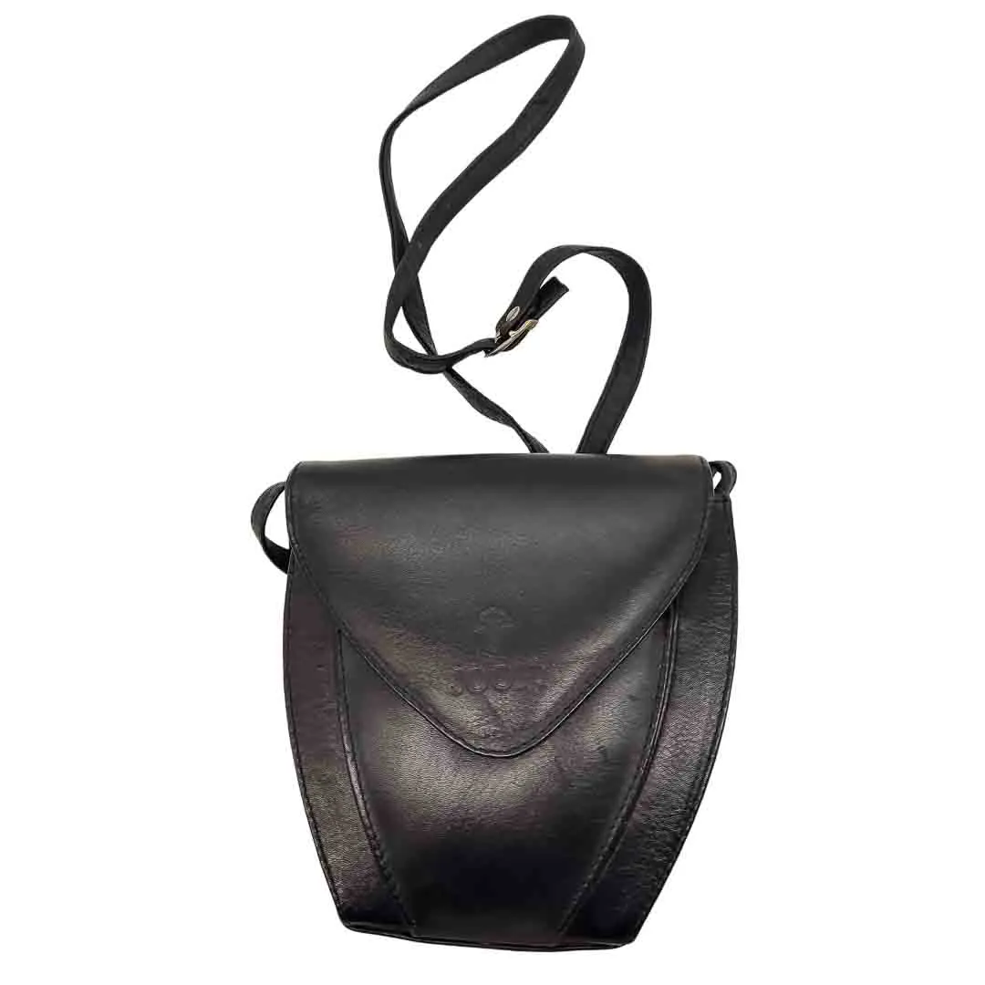 Joop Vintage 90er Jahre kleine Crossbody / Schultertasche, schwarz – Bild 3