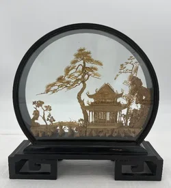 Vintage - Asiatisches Kork-Diorama - Bild 2