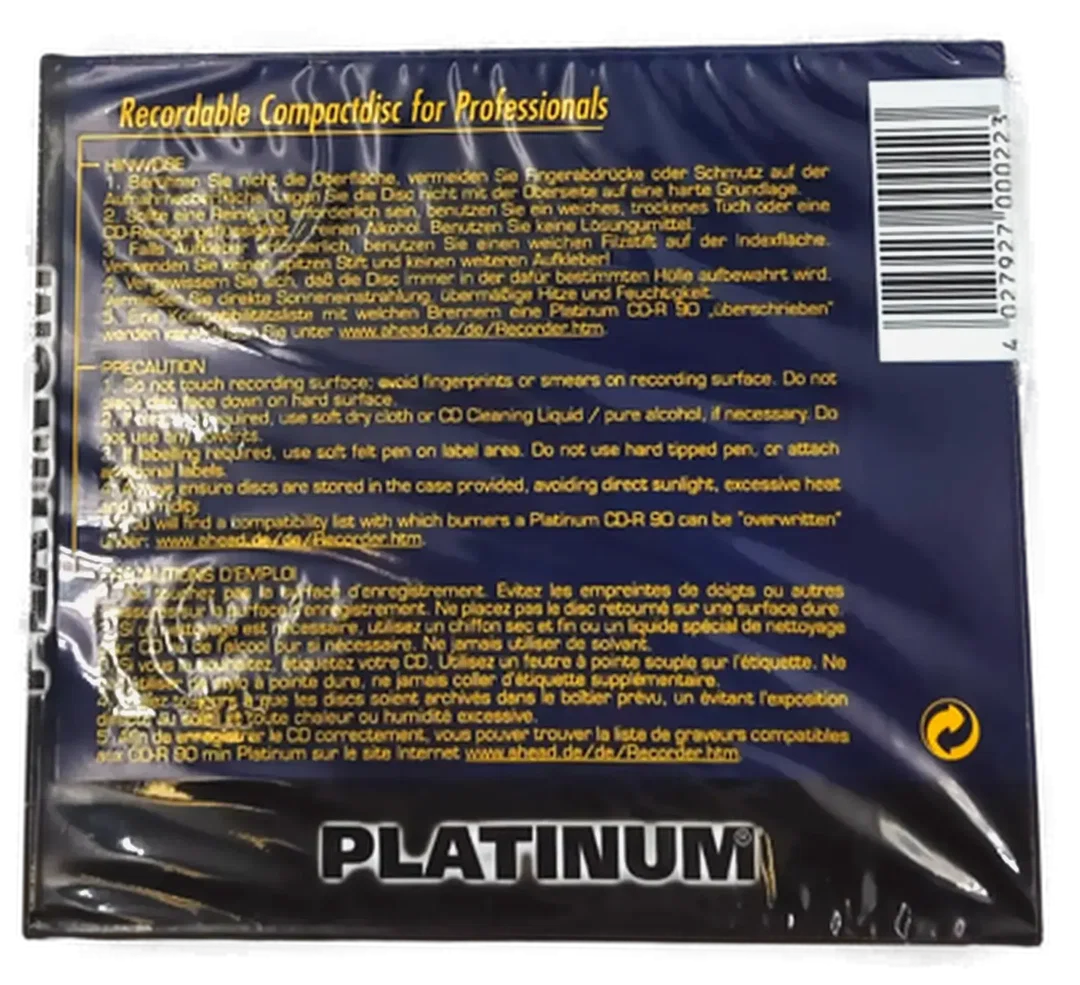 Platnium CD-R 800 MB – Bild 3