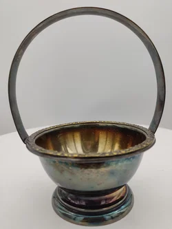 Metall-Henkelschale | Patina-Charme - Bild 3
