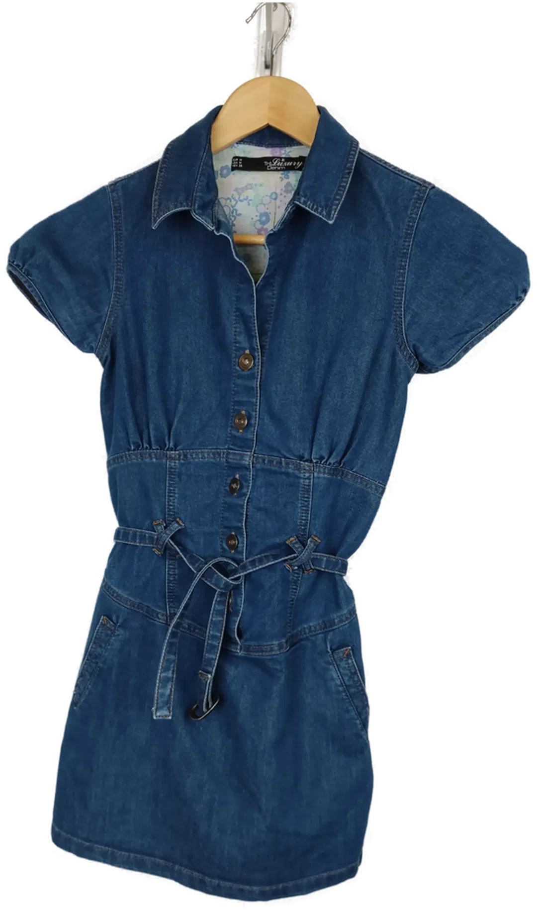 Trf Luxury Denim Damen Kleid blau Gr. M - Bild 4