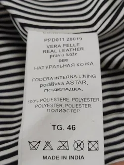 conbipel Damen Lederjacke weiß Italienische Gr. 46 (deutsche Gr. 40) - Bild 2