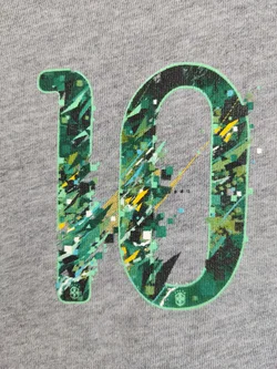 Nike Kinder Shirt grau Gr.M (140) - Bild 3