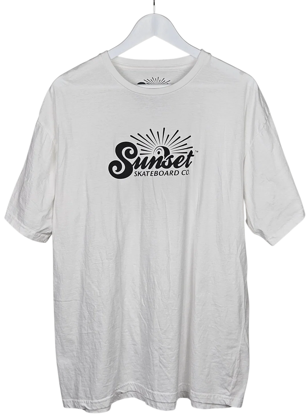 Sunset Skateboard Co. Herren T-Shirt, weiß - Gr. XL - Bild 1