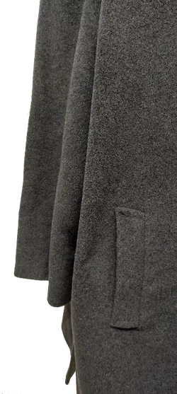 Basler Oversize Damenmantel mit Wollanteil in grau, Größe 50 - Bild 4