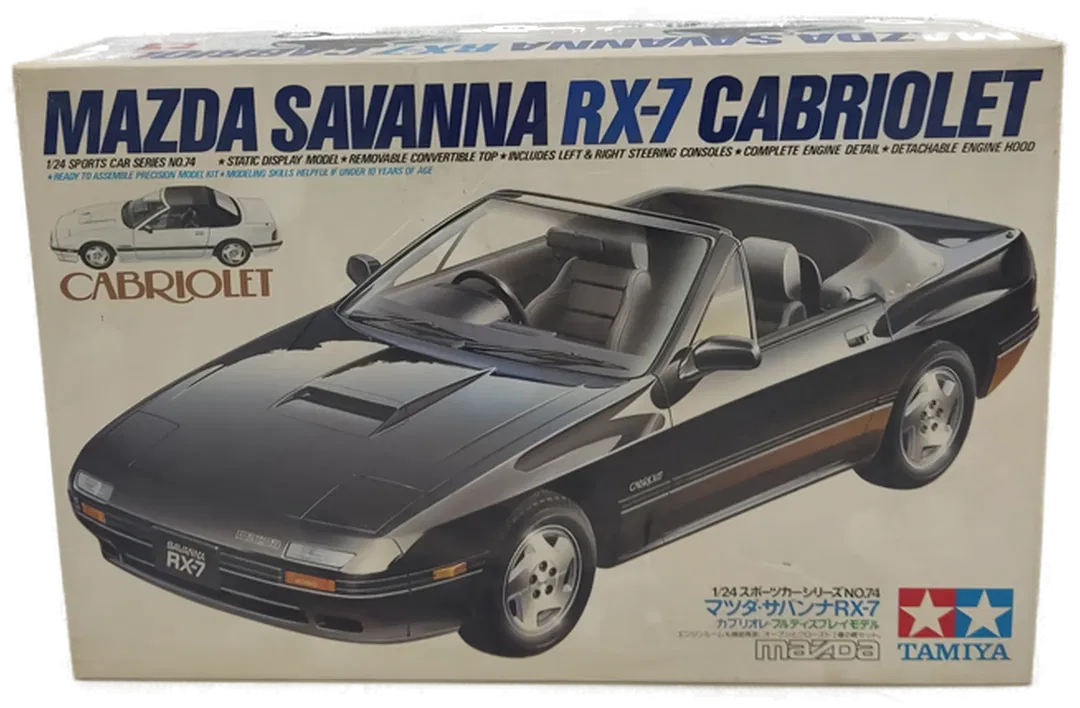 Tamiya Mazda Savanna RX-7 Cabriolet Modellbausatz  1:24 - Bild 4