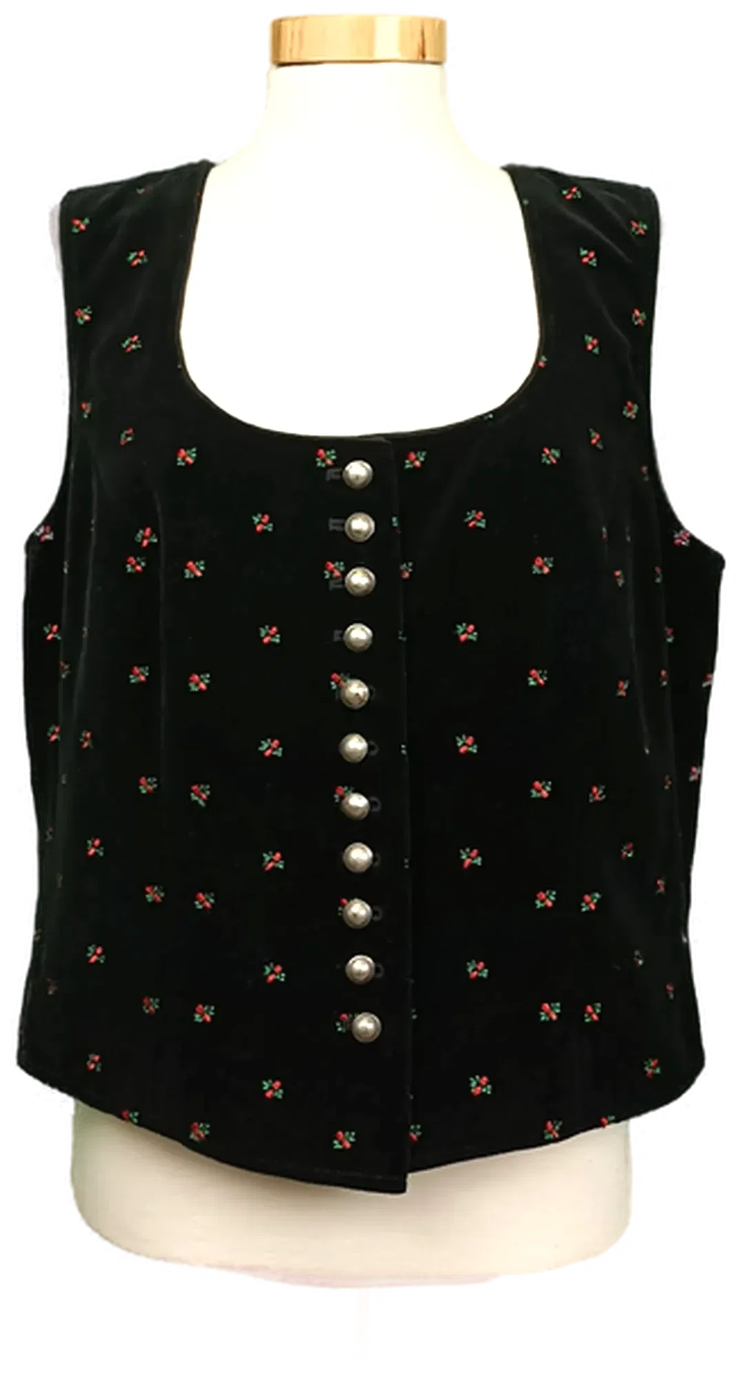 h.moser Damentracht Samtgilet "Pleamle" Gr. XL – Bild 1
