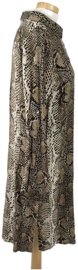 Milano Italy Midikleid in Schlangeoptik-L/40 - Bild 2