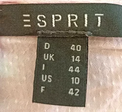 Esprit Damenbluse gemustert Gr. L – Vorschau 3