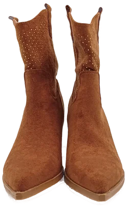 Dame Rose Westernstiefletten braun/glitzerdetails Gr. 37 – Vorschau 2