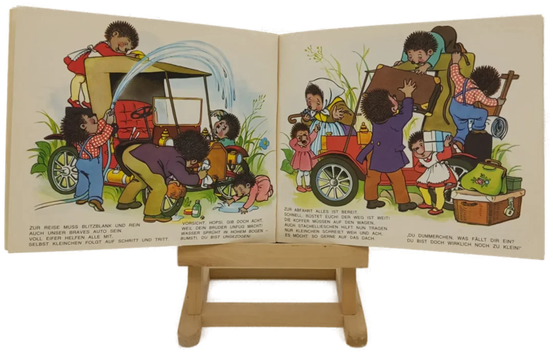 Kinderbuch Konvolut Die lustigen Igelkinder - Das Wichtelvolk - Der Stangelberger Poldl antiquarisch – Bild 6