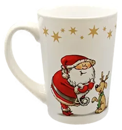 Home & Deco Weihnachtstasse gemustert - Bild 4