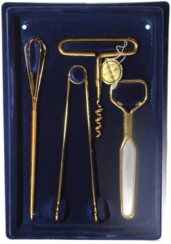 Beveland 24 Karat Hartvergoldet Bar-Set – 4-teilig im Samtetui - Bild 2