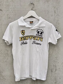 LA MARTINA x FERRARI Kinder T-Shirt, weiß - Gr. 170/176 – Vorschau 1
