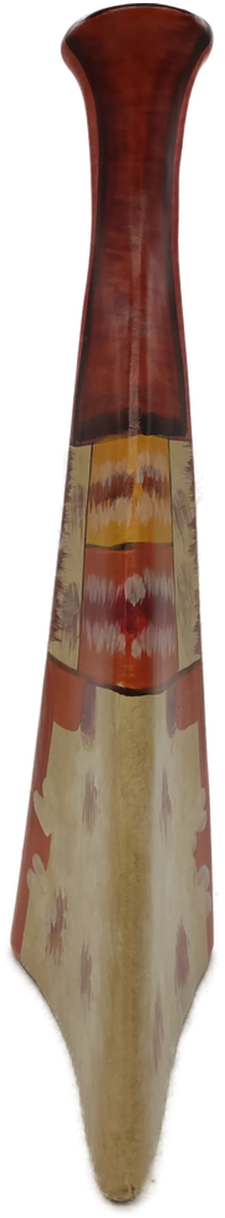 Abstrakte Tonvase in pyramidenähnlicher Form – Bild 3
