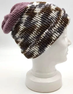 Handgestrickte Wendemütze – Vorschau 3