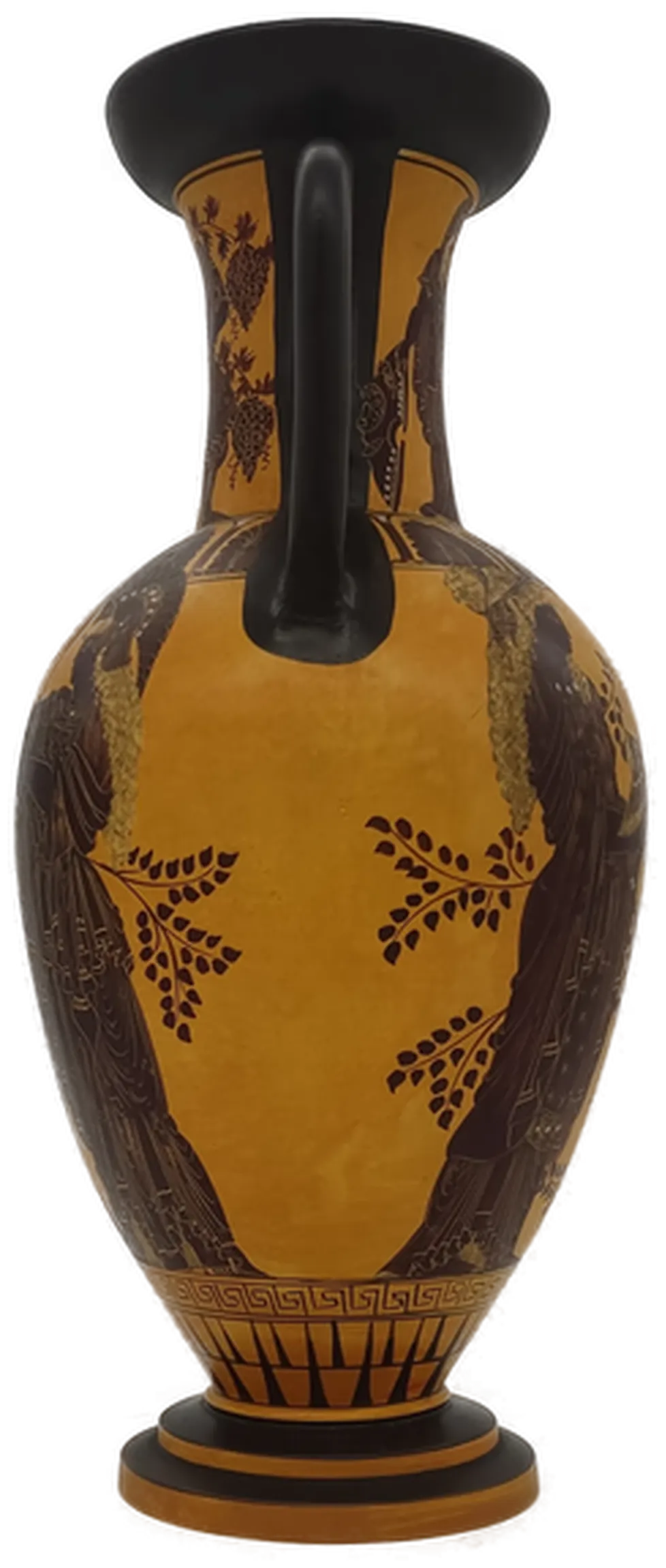 Handgemalte Vase der griechischen Mythologie aus Ton, Höhe 36cm – Bild 4