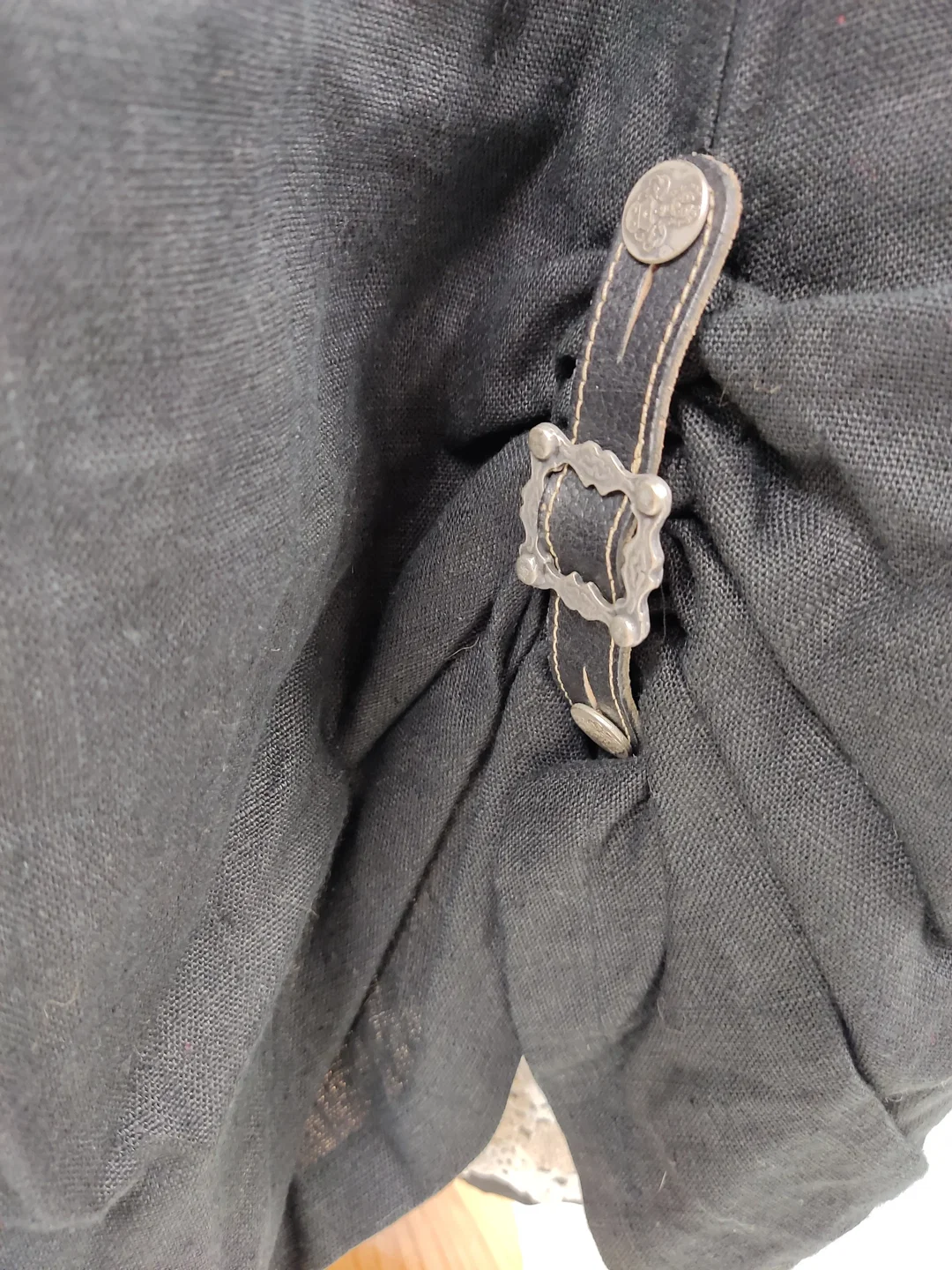 Trachtenkleid 2 tlg. "Country Line", kurzarm, schwarz/weiß/beige, Größe 44 – Bild 7