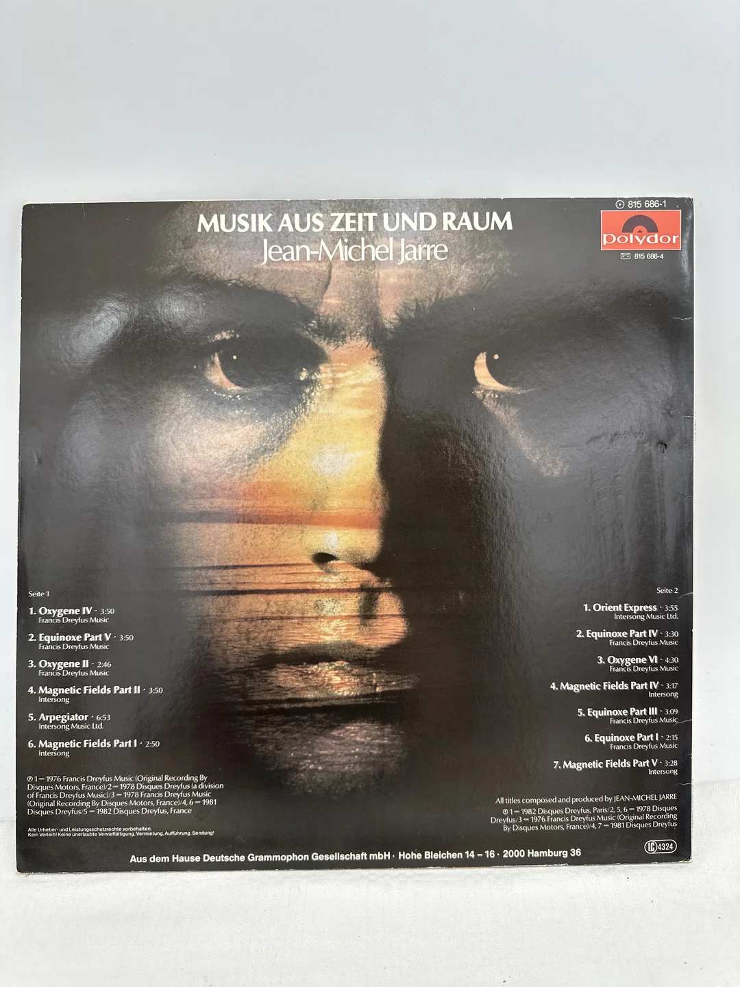 Langspielplatte - Jean-Michel Jarre - Musik aus Zeit und Raum – Bild 2