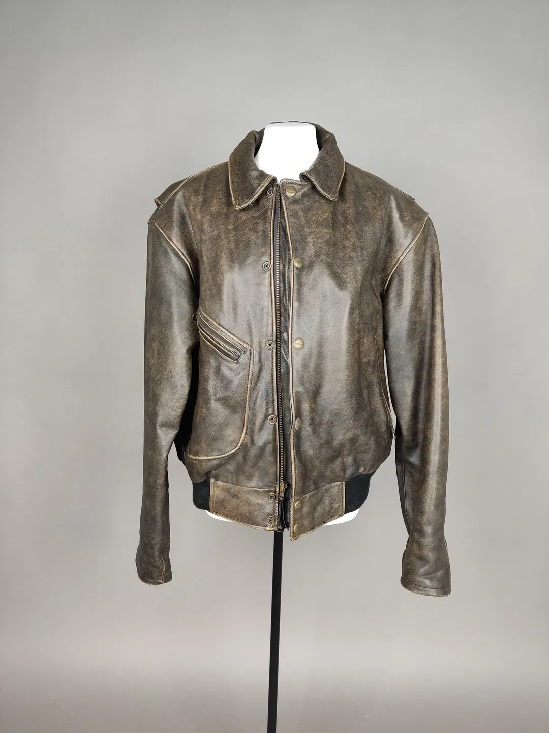 Original Harley Davidson Lederjacke braun - XL / 52 - Bild 1