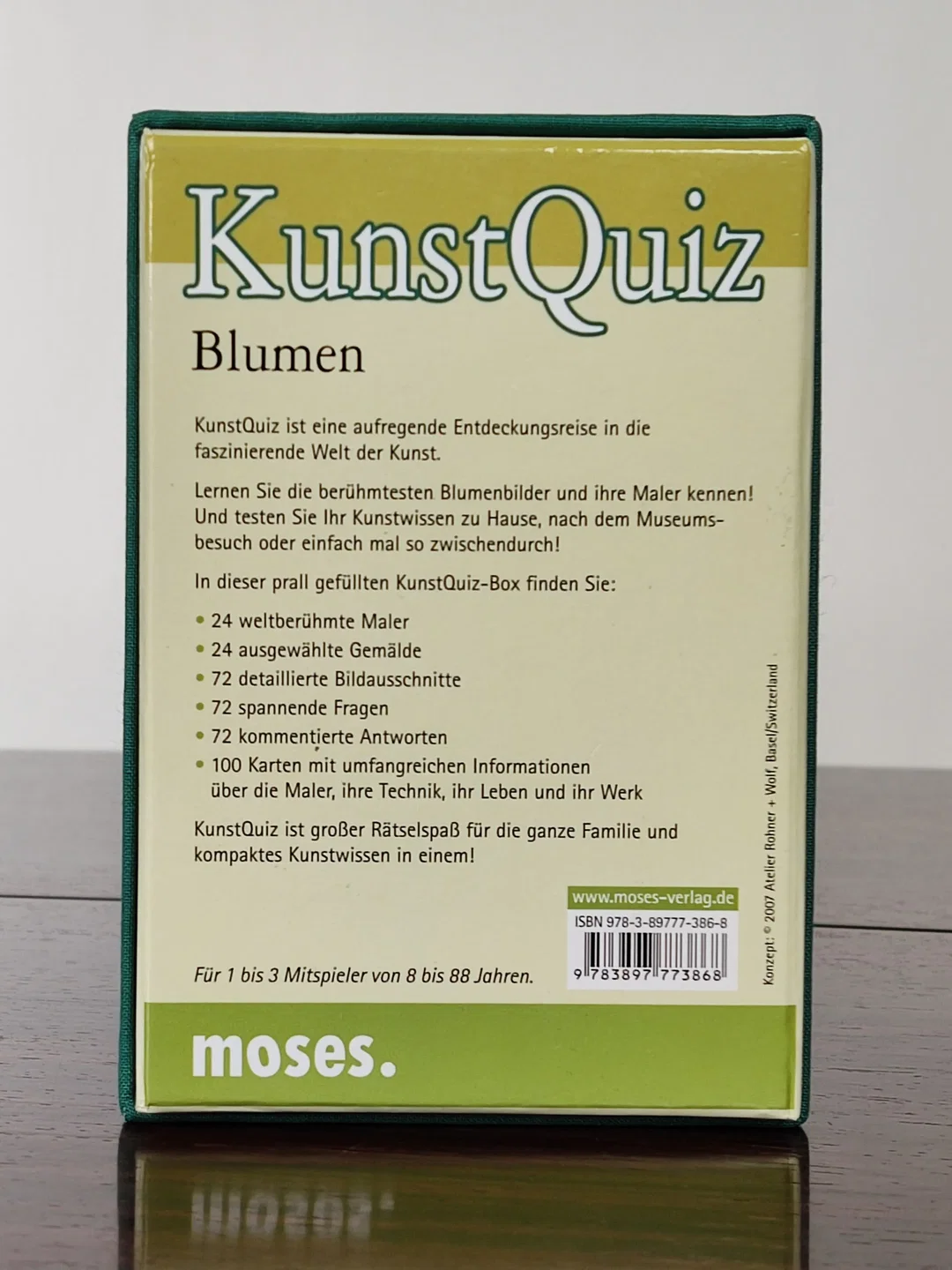 Kunst Quiz Blumen - Kartenspiel - moses. – Bild 3