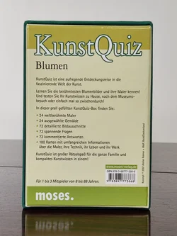 Kunst Quiz Blumen - Kartenspiel - moses. – Vorschau 3