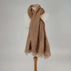 Faber Woman Damenschal aus Wolle braun – Vorschau 2