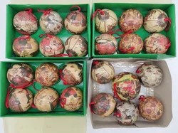 22 Stk. Old Fashioned Decoupage Weihnachtskugeln - Bild 4