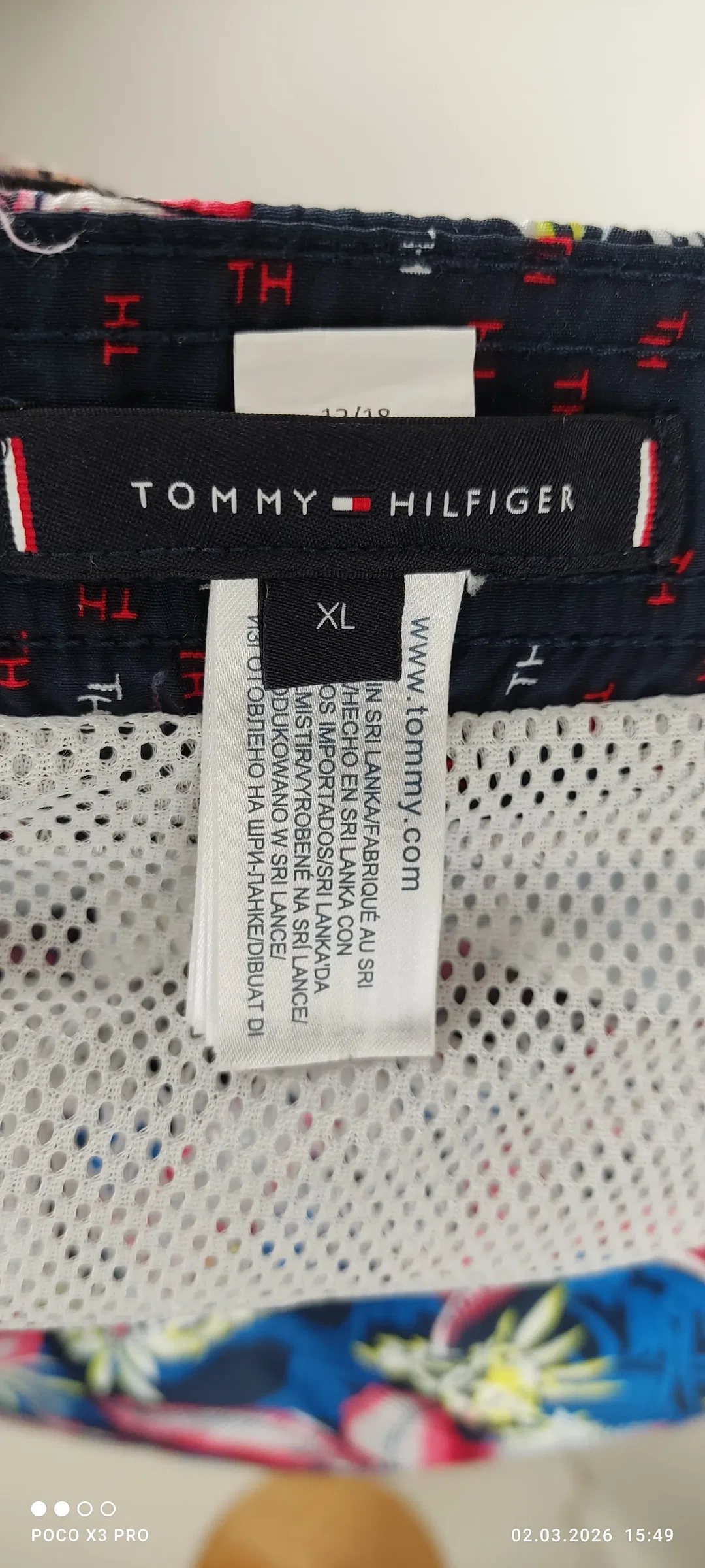 Tommy Hilfiger Badeshorts Geblümt XL | Premium-Marke – Bild 5