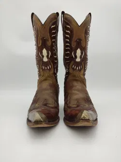 Mezgallero Unisex-Stiefel, braun, Größe: 43 - Bild 1