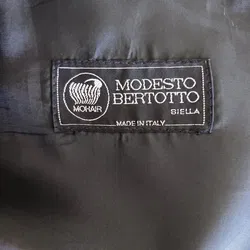 MODESTO BERTOTTO Herren Smoking (Sakko und Hose) schwarz - Lgr. 106 - Bild 4