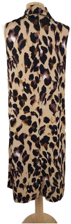 Damen Weste Leo-Print, Ärmellos, Midi Länge, Gr. M - Bild 3