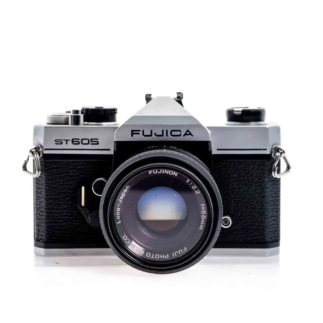 Vintage Fujica ST605 Spiegelreflexkamera mit Fujinon 55mm f/2 - Bild 1
