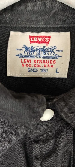 Levi's Barstow Western Hemd Gr. L Baumwolle | Western-Ikone - Bild 2