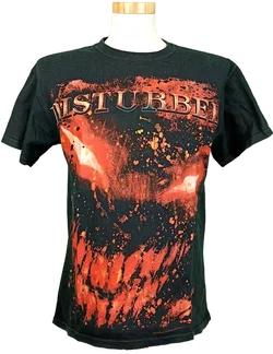 Disturbed Bandshirt rot/schwarz Gr. M