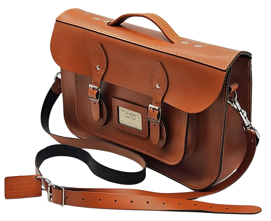 The Leather Satchel Co Aktentasche, braun - Bild 4