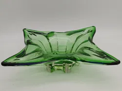 Große grüne Glasschale im Murano-Stil - Bild 2