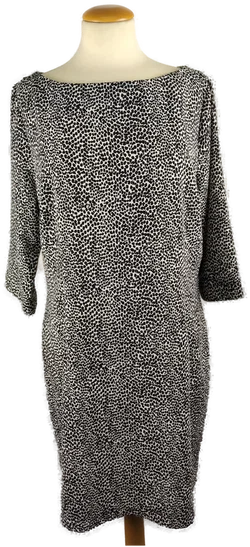 Midikleid Sonstige Viskose Animal Print (Gr. 42) | Business-Chic – Vorschau 3