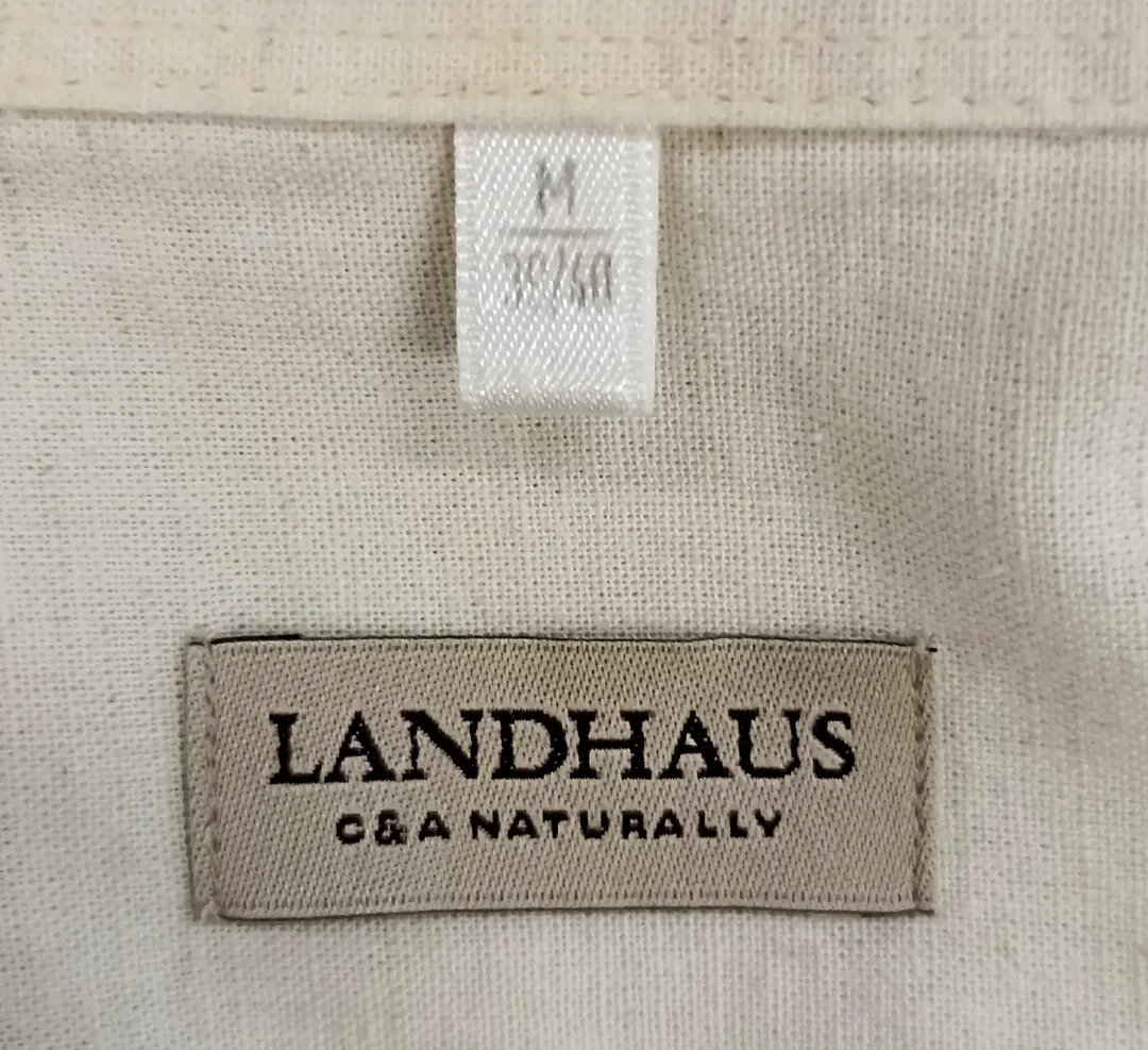 C&A Landhaus Naturally Herrenhemd weiß Gr. M – Bild 3