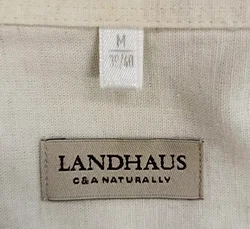 C&A Landhaus Naturally Herrenhemd weiß Gr. M – Vorschau 3