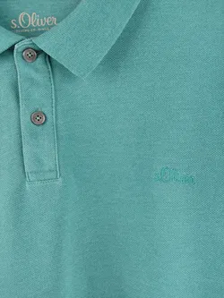s.Oliver Herren Poloshirt türkis - XL/52 - Bild 3