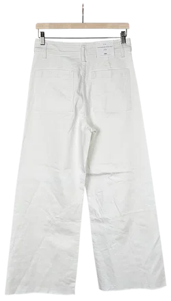 ZARA Damen Jeanshose, weiß - Gr. L  - Bild 2