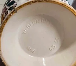 Bay Keramik XL Vase 63 50 West Germany – Vintage Henkelvase 51cm - Bild 2