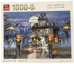 King Puzzle - Halloween Collection - Haunted Haouse - 1000 Teile Nr. 05723 - Bild 1