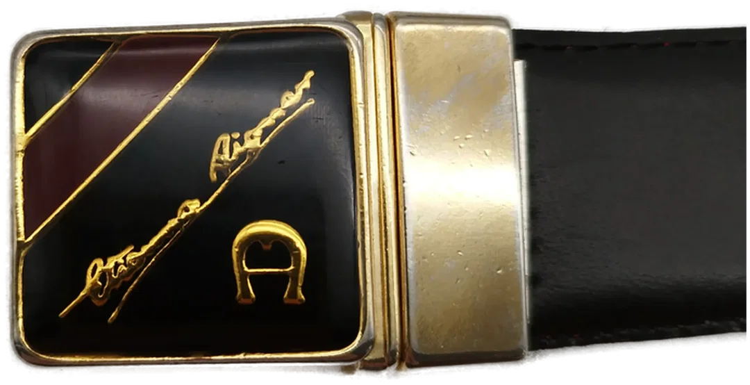 Aigner Ledergürtel - 105cm / Made in Italy – Bild 2