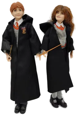 Harry Potter: Hermine Granger Figur und Ron Weasley Figur  - Bild 1