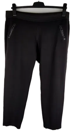 Stretchhose 'Yessica', schwarz mit Gummizugbund, Größe 46 - Bild 1