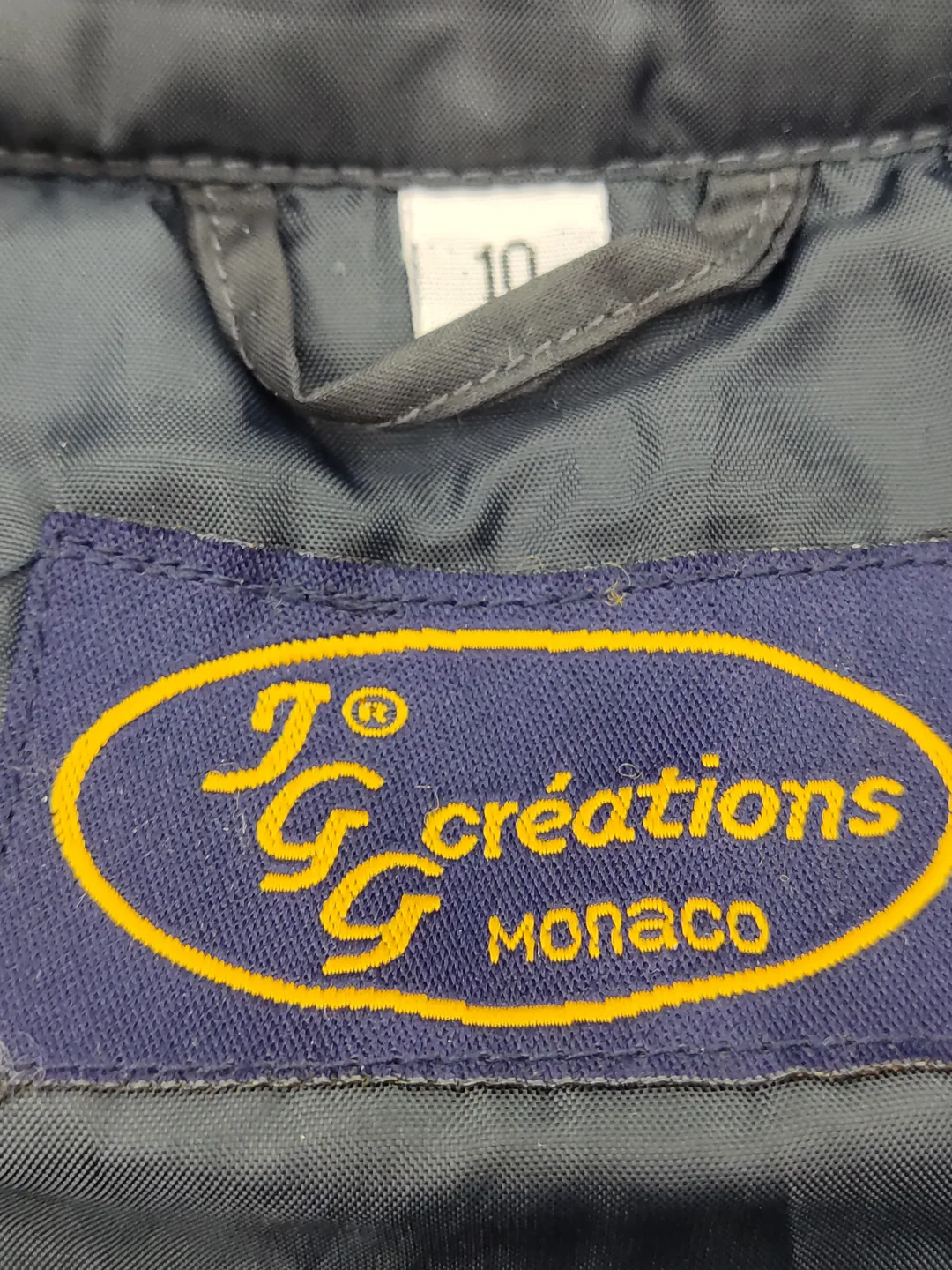 JGG creations Monaco Kinder Steppweste schwarz Gr. 10 Vintage – Bild 2