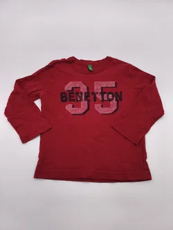 United Colors of Benetton Shirt, langarm, Gr. 90cm