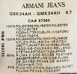 Armani Jeans Herren Jacke schwarz Gr. 48 - Bild 5